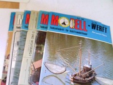 Konvolut: 6 Zeitschriften Modell Werft. Fachzeitschrift für Schiffsmodellbauer. 