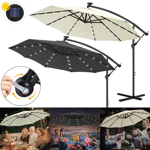 Led sonnenschirm - 3,5m,