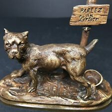 Wachhund Bronze Unsigniert