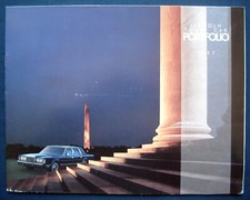 Prospekt brochure 1987 Lincoln