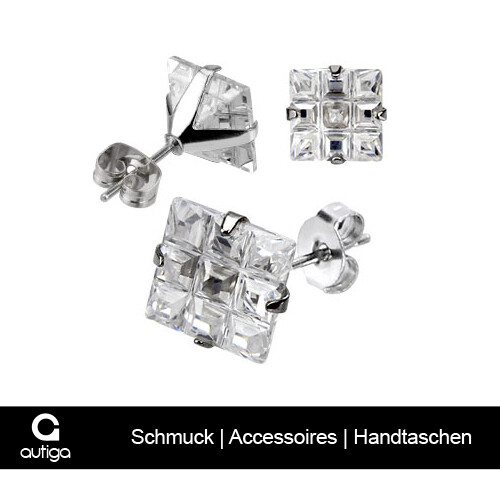 Ohrstecker zirkonia damen - zirkonia,
