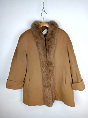 Vintage camel mantel mit - vintage,