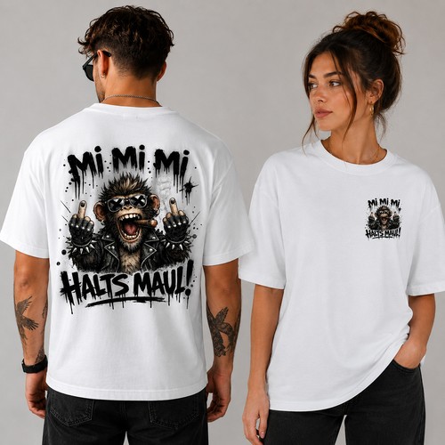 Halts maul ape - mi, shirts