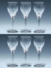 6 Nachtmann Bleikristall Likörgläser DIAMANT - 12,8 cm