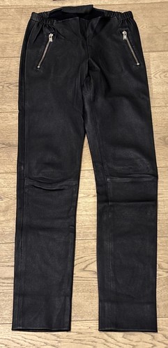 Damen lammleder hose - lammleder-, nove/