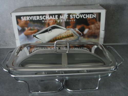 Servierschale mit stövchen - servierschale,