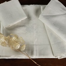 Antike Einzelbettlaken mit