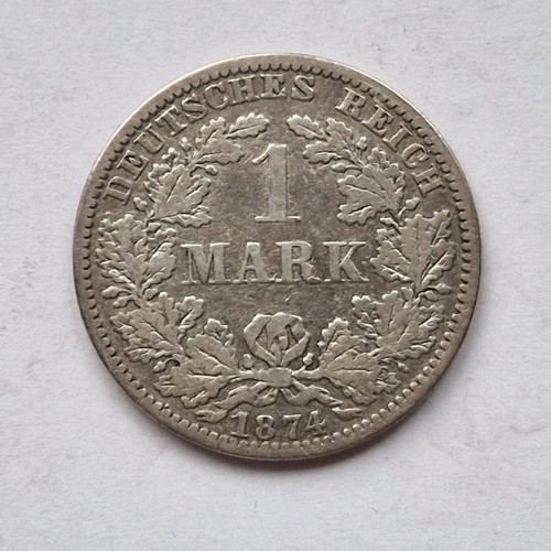 Eine deutsche mark 1874 - mark,