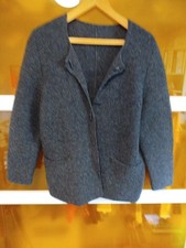 Schafswolljacke, anthrazit