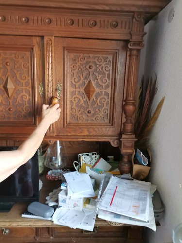 Antiker wohnzimmerschrank - antiker,