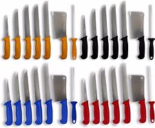 Profi Fleischmesser 7er Set Fleischermesser, Stechmesser, Ausbeinmesser, Beil