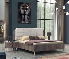 Nachttische Gruppen Betten Holz Möbel Wohnzimmer Italienische Einrichtung Neu