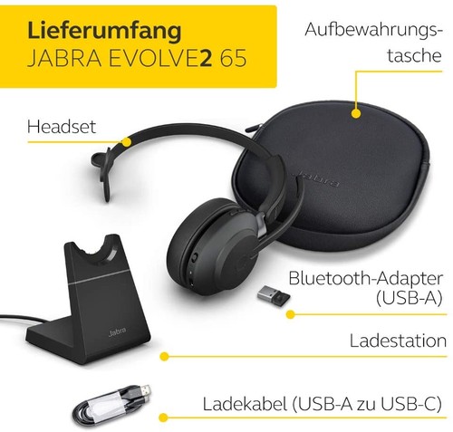 Jabra evolve2 kabelloser - jabra, 65