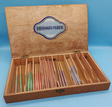 SEHR SELTEN! antiker Laden Aufsteller "Eberhard Faber mit AW Faber 121" um 1930