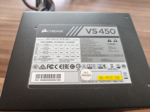 Corsair vs450 atx - vs450, netzteil