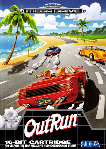 Outrun sega mega drive - outrun,