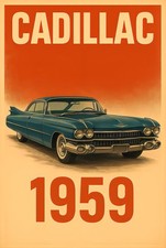 Blechschild CADILLAC 1959 30 x