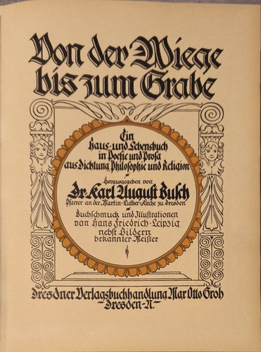 Dresden von der wiege - "von, zum