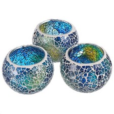 Mosaic glass candle holder - mosaic,