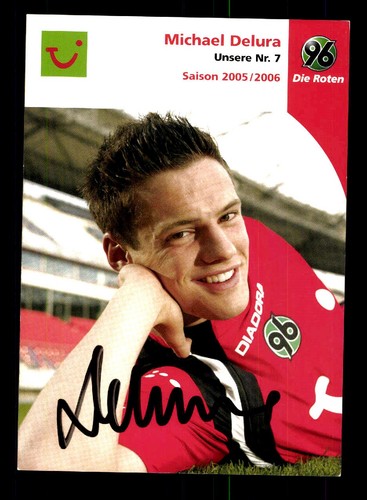 Michael delura autogrammkarte - delura,