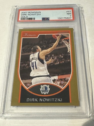 2007 bowman gold dirk nowitzki - 2007,