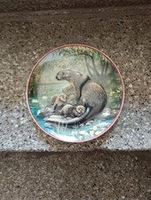 3 D Wandteller Fischotter - Villeroy Boch Heinrich -  WWF Rettet Natur