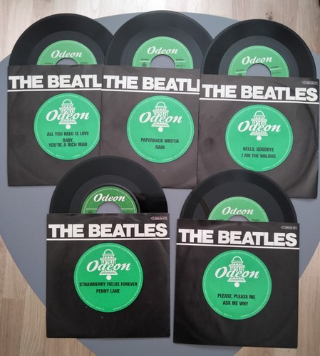 Beatles singles aus der - 5x,