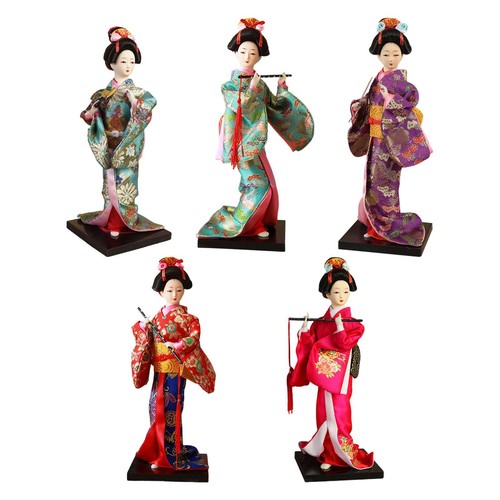 Japanische geisha kimono puppe - japanische, geisha-kimono-puppe