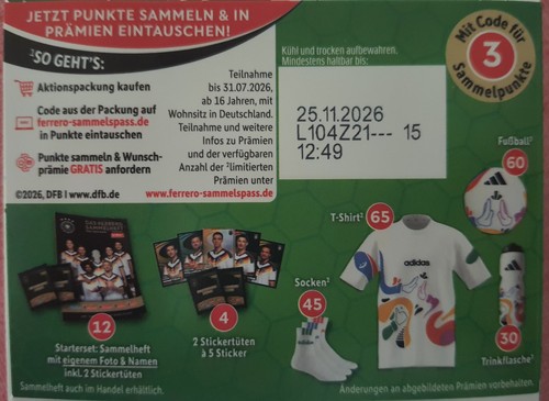 Ferrero sammelpunkte für - ferrero,