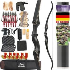 60" Recurve Bogen Carbonpfeile