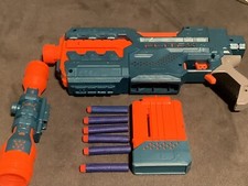 nerf-gun elektrisch, Phoenix, 6er Magazine, Zielfernrohr