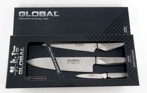 Global kochmesser 3er set - global,