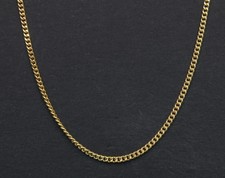 9 Karat Gelbgold massive Panzerkette für Anhänger 18" 2,1 gm (80.25.729)