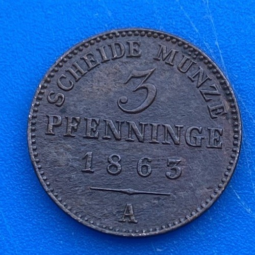 Preußen pfenninge 1863 a - preußen,