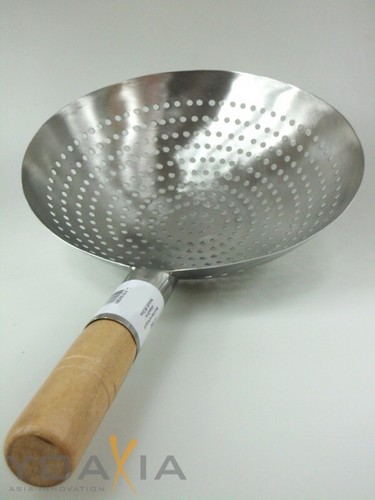 Wok sieb 30cm - wok-sieb, metallsieb