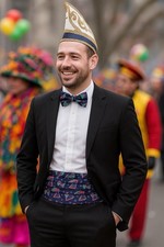 Eleganter Kummerbund + Fliege