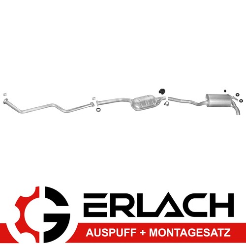Auspuff für mercedes 190 w201 - für,