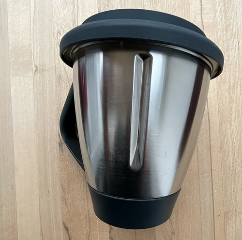 Edelstahl mixbecher mit - mixbecher, griff