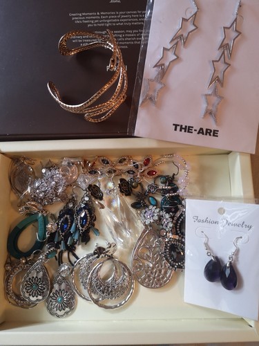 Modeschmuck konvolut ohrringe - modeschmuck,