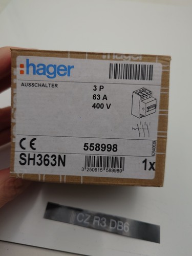Hager hauptschalter polig - hauptschalter,