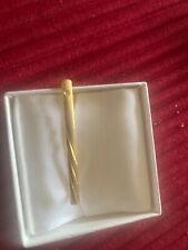 Krawattenspange 333 er Gelbgold Herren Krawattennadel +1 Diamant,Familienbesitz 