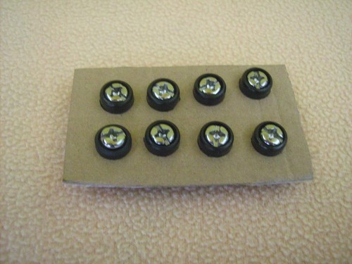 Rackschraube siber - 8x, +