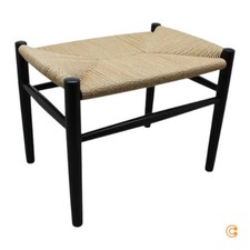 FDB Møbler J83 Buche lackiert/Naturgeflecht Hocker Sitzhocker SIEHE TEXT/FOTO