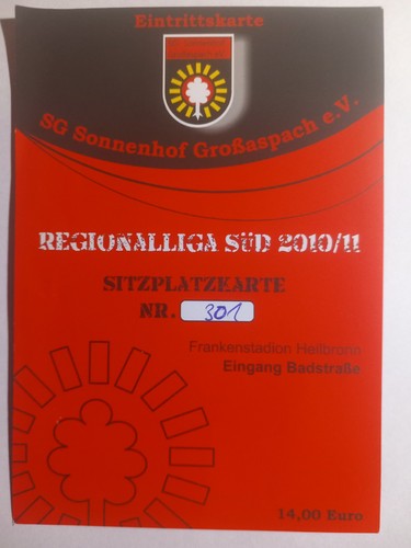 Ticket fußball regionalliga - ticket,