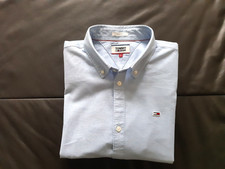 Tommy Hilfiger, Hemd, Blau, Langarm, Slim Fit, Gr. L, Top!