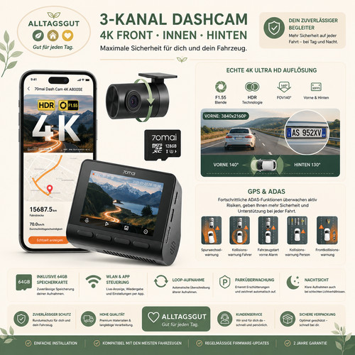 Dashcam auto vorne - dashcam,