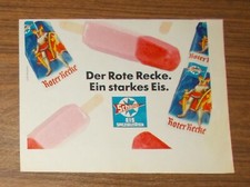 Seltene Werbung Schöller ROTER RECKE - Ein starkes Eis 1984
