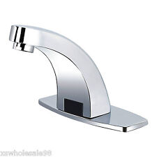 AUTOMATIK ARMATUREN SENSOR WASSERHAHN CHROM WASCHRAUM WASCHBECKEN WASCHBECKEN FREIHÄNDIG