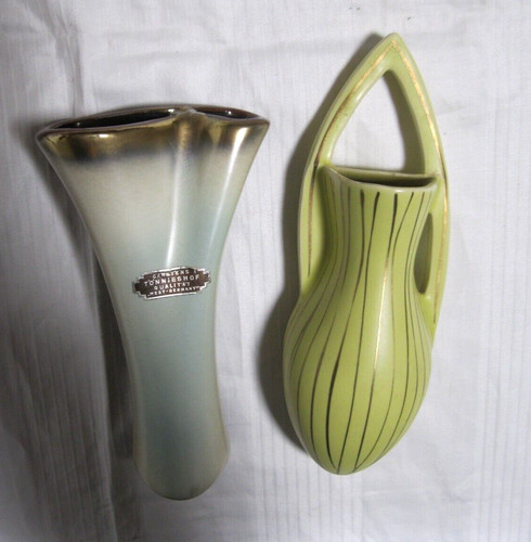 Schön erhaltene wandvase - 2x,