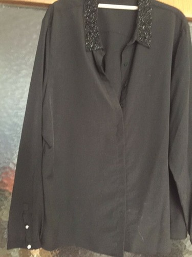 Jette bluse schwarz - bluse,